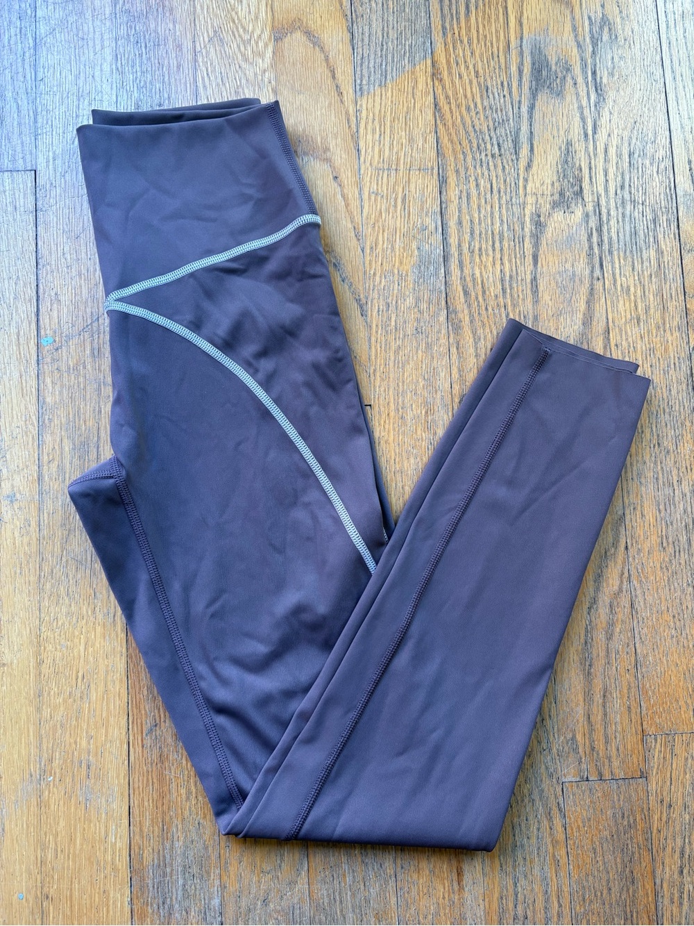 OFFLINE by Aerie Goals 7/8 High Rise Leggings Small Brown